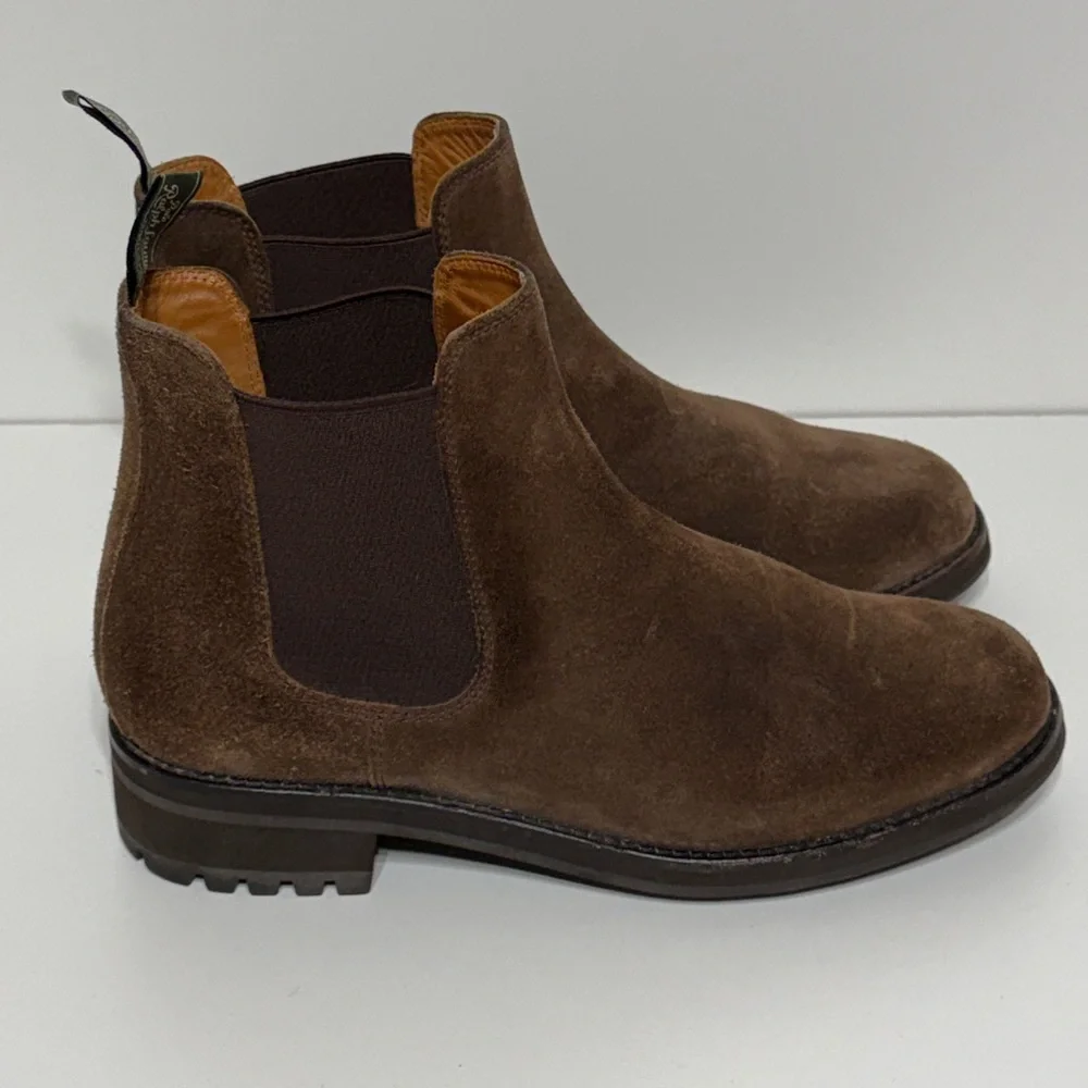 Ralph Lauren - Bryson - Brown Suede Chelsea Boot - Size 10